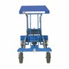 Vestil Blue Rough Terrain Elevating Cart 600 lb Capacity 33.5 x 20.5 CART-PN-600